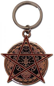 Trinity Blood Key Chain - Rosen Creuz Order Emblem