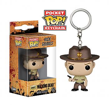 Walking Dead Pocket POP! Key Chain - Rick Grimes