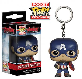 Avengers 2 Age of Ultron Pocket POP! Key Chain - Captain America