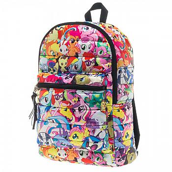 My Little Pony Backpack - Pony All Over Print Puffy