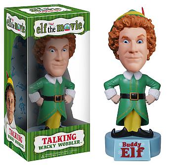 Elf Movie Wacky Wobbler - Talking Buddy the Elf