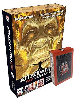 Attack on Titan Manga Vol. 16 w/ Playing Cards