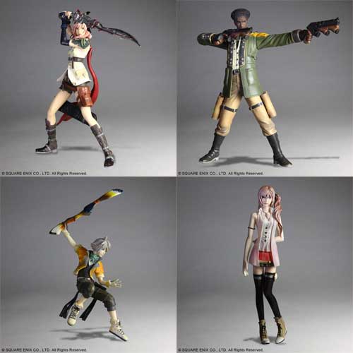 Final Fantasy XIII Trading Figure Trading Arts Vol. 1 (Set of 4