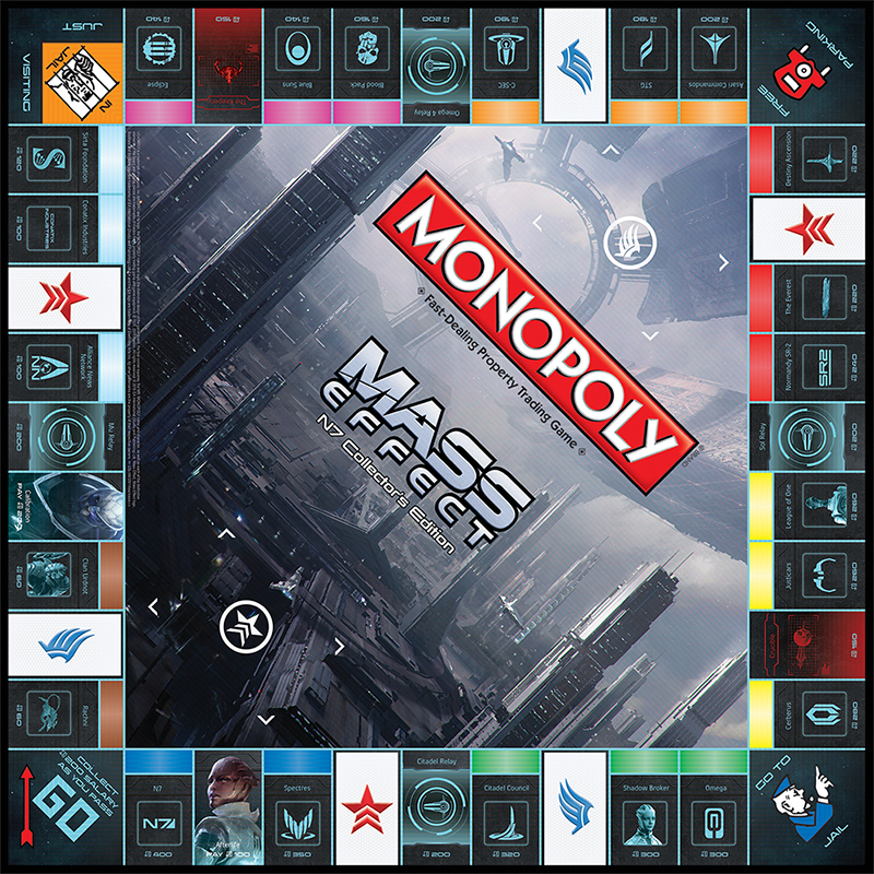 Mass Effect Board Games - Monopoly Collector's Edition 