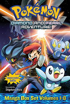 Pokemon: Adventures Diamond & Pearl Box Set Manga Vol. 1-8