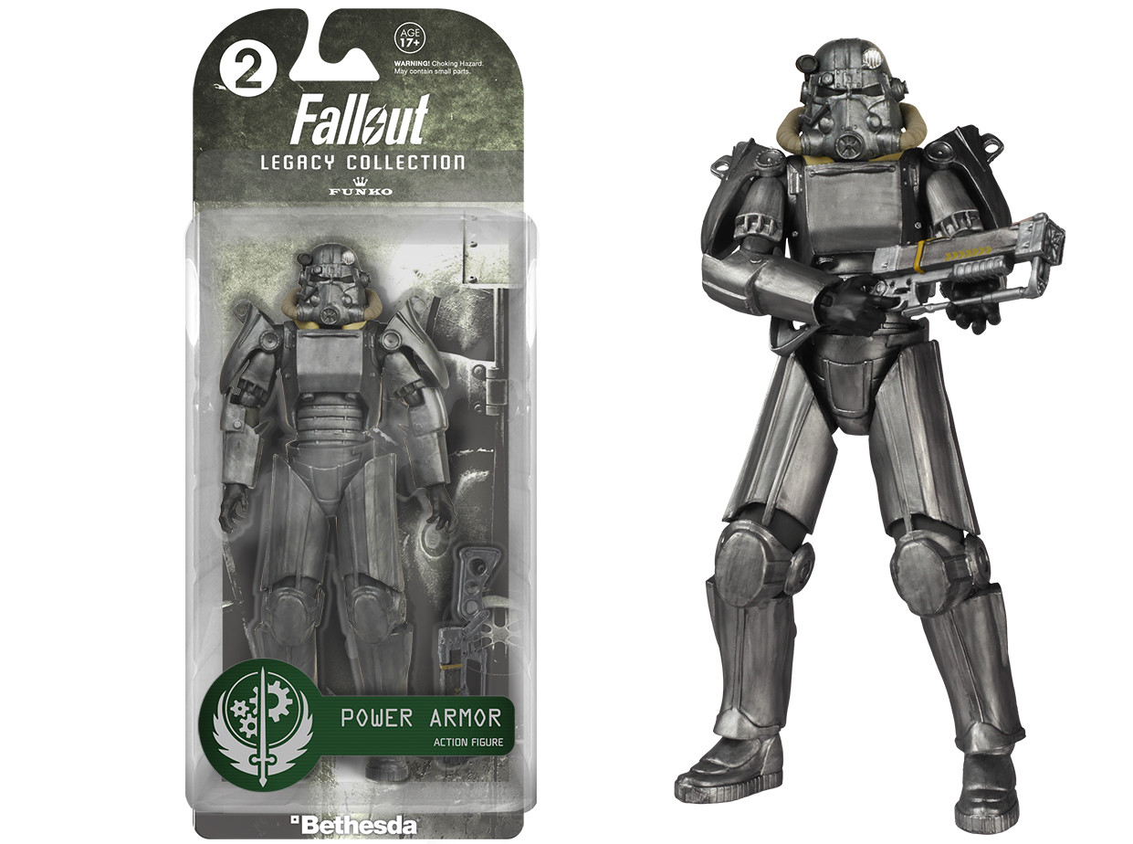 Fallout Legacy Action Figure Power Armor Brotherhood Of Steel Archoniaus