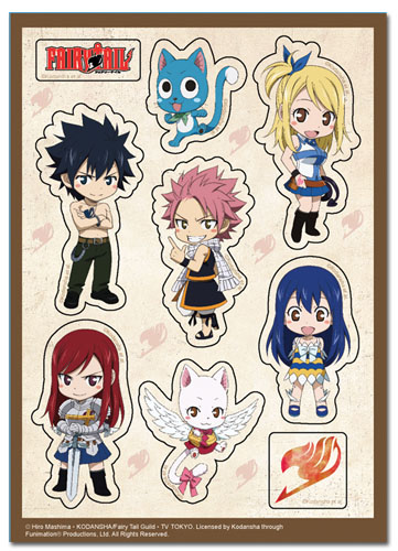 Fairy Tail Sticker Group Set Archonia Us
