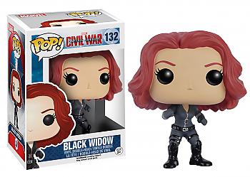 Civil War Captain America 3 POP! Bobble Head Vinyl Figure - Black Widow