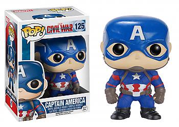 Civil War Captain America 3 POP! Bobble Head Vinyl Figure - Captain America