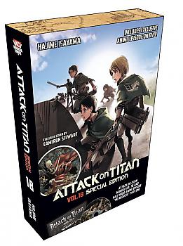 Attack on Titan Manga Vol. 18 w/ DVD
