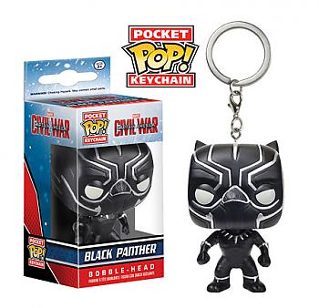 Captain America Civil War Pocket POP! Key Chain - Black Panther