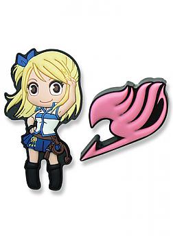 Fairy Tail Pins - Lucy and Fairy Tail Guild Insignia (Set of 2)