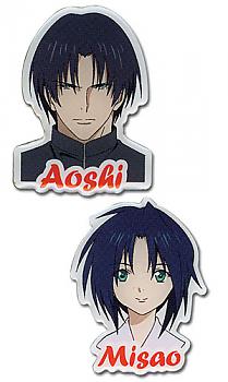 Kenshin Pins - Aoshi & Misao (Set of 2)