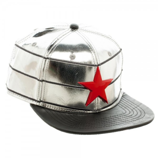 Captain America Cap , Winter Soldier PU Suit Up Snapback