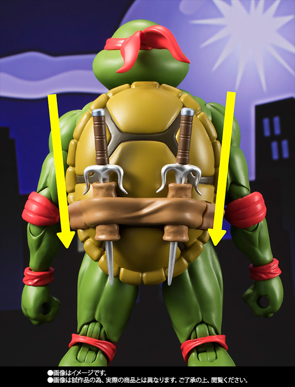 teenage mutant ninja turtles classic collection raphael action figure 4 inches