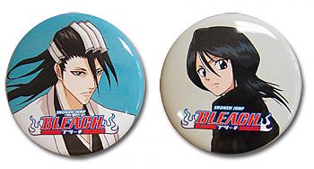 Bleach Button - Rukia and Byakuya Kuchiki Set