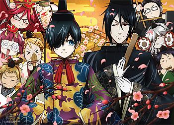 Black Butler 2 Wall Scroll - Traditional Group