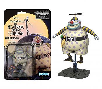 Nightmare Before Christmas ReAction 3 3/4'' Retro Action Figure - Clown Tearaway Face