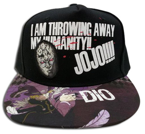 Jojo's Bizarre Adventure Cap - I'm Throwing Away My Humanity Dio