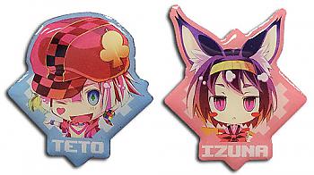 No Game No Life Pins - Izuna & Teto (Set of 2)