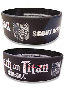 Attack on Titan Wristband - Scout Regiment Black