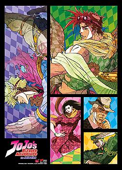 Jojo's Bizarre Adventure Fabric Poster - Characters
