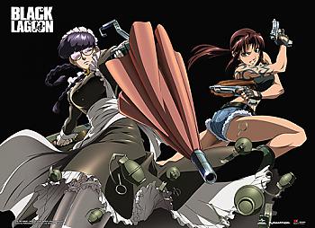 Black Lagoon Wall Scroll - Revy & Roberta