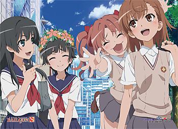 Certain Scientific Railgun S Fabric Poster - Group 3