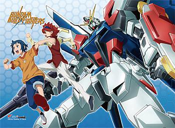 Gundam Build Fighters Wall Scroll - Group