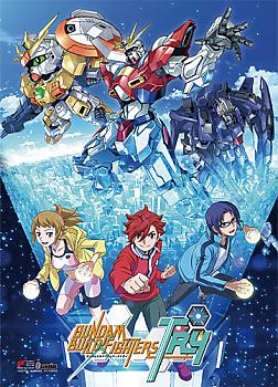 Gundam Build Fightes Try Fabric Poster - Key Art