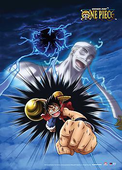 One Piece Wall Scroll - Luffy Gomu Gomu No Ogon Rifle
