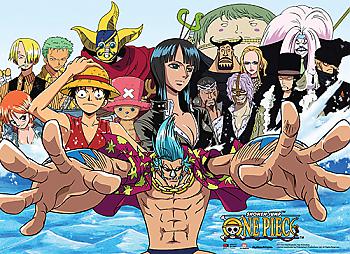 One Piece Wall Scroll - Strawhats & CP9