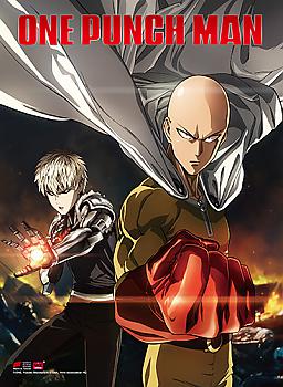 One-Punch Man High End Wall Scroll - Key Art 1