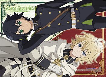 Seraph of the End Wall Scroll - Yuichiro & Mikaela At Ends [LONG]