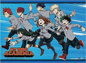 My Hero Academia High End Wall Scroll - Hero Class Rush [LONG]