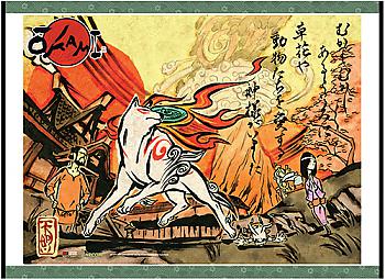 Okami Wall Scroll - Key Art [LONG]