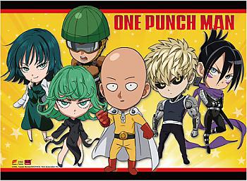 One-Punch Man Wall Scroll - SD Heroes [LONG]