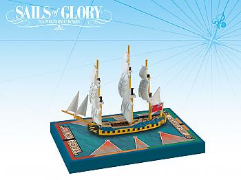 Sails of Glory Board Game: HMS Cleopatra 1779 British Frigate Ship Pack
