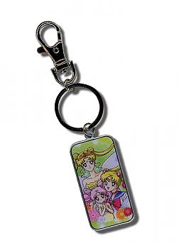 Sailor Moon Key Chain - Serenity, Moon, & Chibiusa