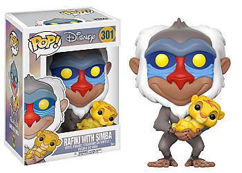 Lion King POP! Vinyl Figure - Rafiki w/ Baby Simba