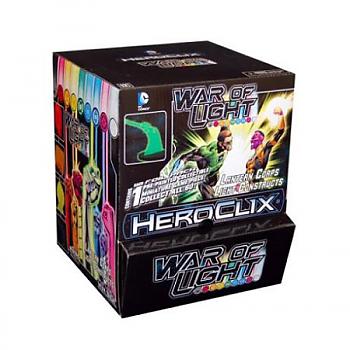 DC HeroClix: War of Light Construct Gravity Feed Display 