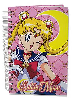 Sailor Moon Hardcover Notebook - Pink Sailor Moon