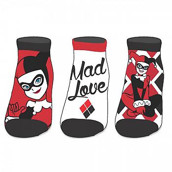 Batman Ankle Socks - Harley Quinn (3-Pack)