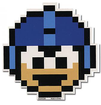 Mega Man Sticker - 8-Bit Face