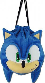 Sonic The Hedgehog Plush Drawstring Backpack - Sonic 