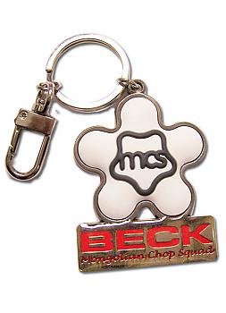 Beck Key Chain - Metal Round Star