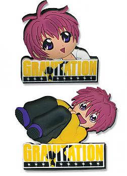 Gravitation Pins - Logo and Shuichi (Set of 2)