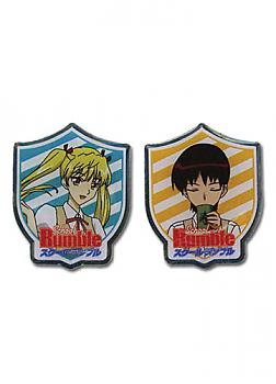 School Rumble Pins - Eri and Akira (Set of 2)
