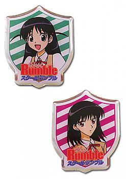 School Rumble Pins - Tenma and Yakumo (Set of 2)