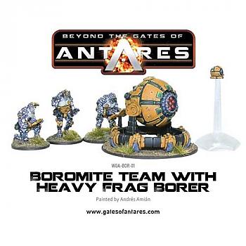 Beyond the Gates of Antares Miniature Game - Boromite Team with Heavy Frag Borer